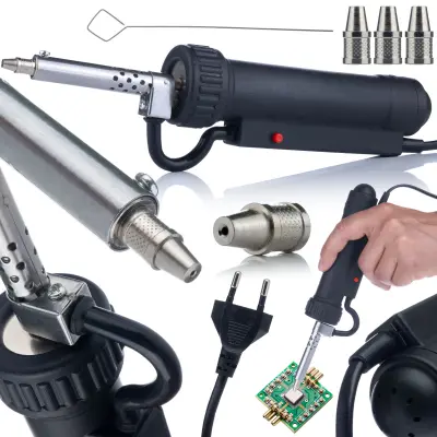 Rosfix Electric PRO Ročna Električna Razspajkalna Postaja – 350W, 30W Grelec, 3 Šobe, EU Vtič | AC220V