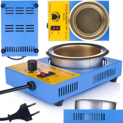 Rosfix Tygel za Spajkanje 41-D – 350W, Posoda 100 mm, 100–550°C, 230V | Za Cino in Kalafonij