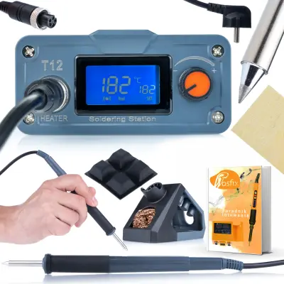 Rosfix T12OAO Spajkalna Postaja – OLED Zaslon, 75W, 200–450°C, T12 Grot, 230V | Serija Electric PRO