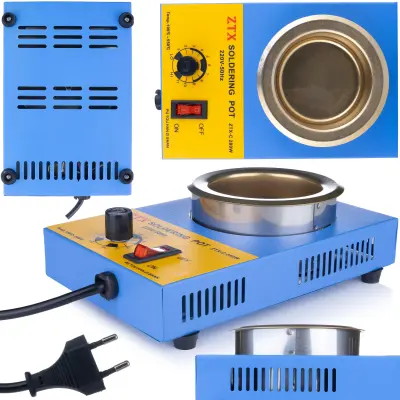 Rosfix Tališče za Spajkanje 31-C – Jeklena Posoda Ø80 mm, 280W, 100–550°C | 230V, 800g Kapaciteta