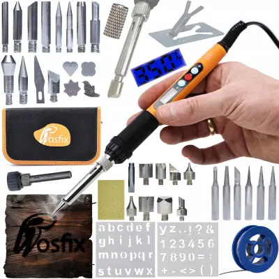 ROSFIX KOMPLET ZA PRECIZNO SPAJKANJE ROSFIX ORANGE ROTTWEILER OR60W ELECTRIC S SERIES + 30 LESNIH ELEMENTOV + ORGANIZER (PERESNICA) 265X140X50MM