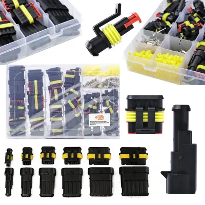 Rosfix Set Hermetičnih Električnih Spojev – 708 Kosov, IP67, 14A, 24V, −40°C do +125°C | PA 6.6, 0.5–1.5 mm²