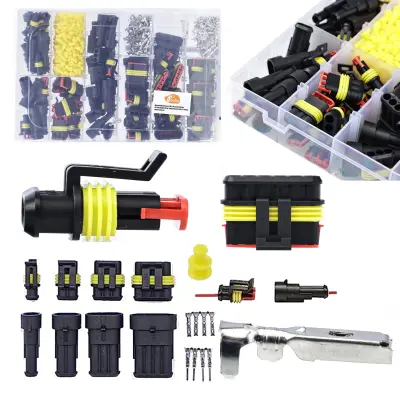 Rosfix Set Hermetičnih Električnih Spojev – 1004 Kosov | IP67, 14A, 24V, −40°C do +125°C, PA66