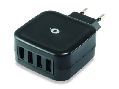 CONCEPTRONIC ALTHEA 4-Port 25W USB Polnilnik - ALTHEA04B
