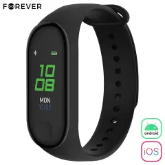 Vrnjen artikel - FOREVER FITBAND SB-50 Pametna zapestnica črna
