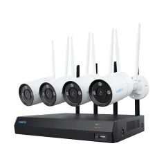 Reolink NVR snemalnik NVS12-8MB4W 4K, Wi-FI 6, 2TB HDD, 12 kanalni NVR, 4x Kamera
