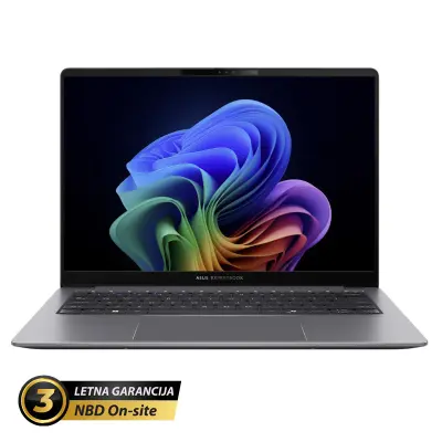 ASUS ExpertBook P5 14" (35,56cm) WQXGA Ultra 7 258V 32GB 1TB Windows 11 Pro (P5405CSA-WB75D0X) prenosni računalnik