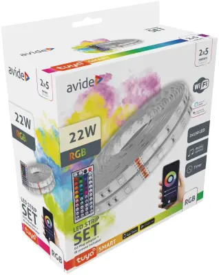 945088 Trak LED Tuya WI-FI, senzor glasbe, daljinec 10m 22W RGB IP65