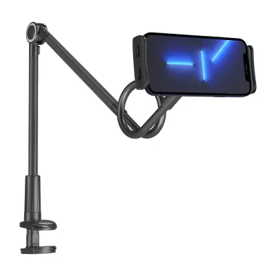 Adjustable Black Desk Mount Holder for Phones and Tablets