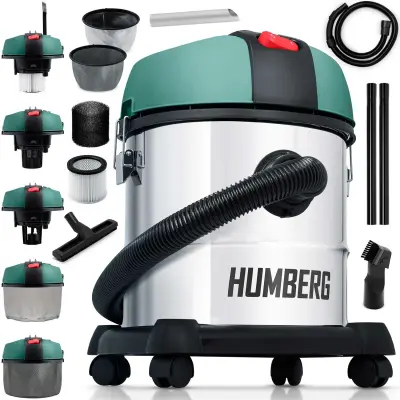 Powerful 20L 1200W Industrial Vacuum Cleaner HM-400 for Wet and Dry Use