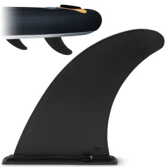 Black SUP Board Fin for Enhanced Stability and Control