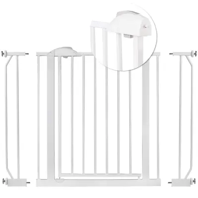 Nukido 718100 White Safety Gate Barrier for Child Protection