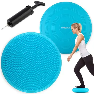 Neo-Sport 33 cm Sensory Balance Disc with AcuSpike Technology - Blue