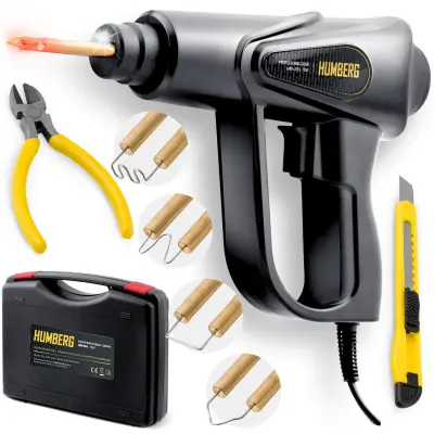 Humberg HM-293 70W Plastic Welder - Fast Heating & Complete Repair Set