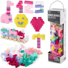 Ricokids Large Play Blocks Set RK-761 - 300 Colorful Building Blocks for Kids
