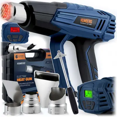 Humberg HM-291 2000W Professional Electric Heat Gun with LCD Display