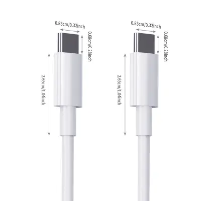 3M kabel za hitro polnjenje, 2 paketa kablov USB C v USB C PD 60 W