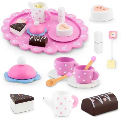 Ricokids Wooden Tea Set RK-869 - Montessori Inspired Toy for Kids