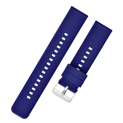 Silikonski pašček za pametne ure Xiaomi in Samsung Blue 20 mm