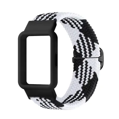 Pašček za uro za Samsung Galaxy Fit3 Black+White