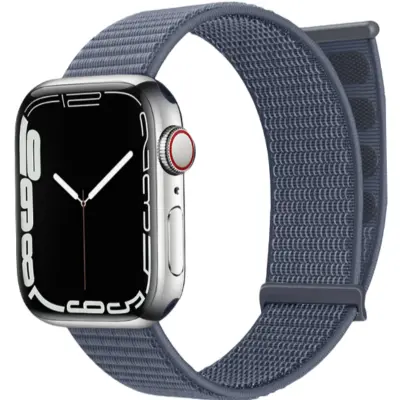 Najlonska zanka za uro Apple iWatch Blue M