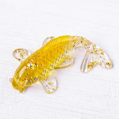 Kristalna figurica ribe Yellow