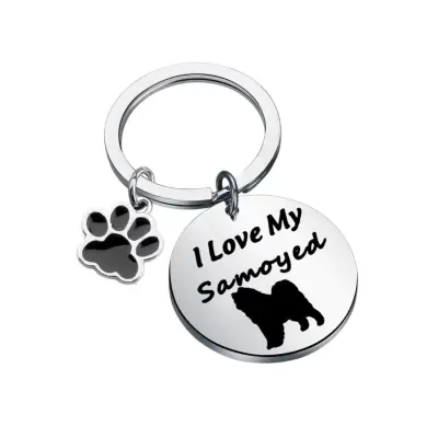 Elegantna verižica za ključe iz nerjavečega jekla   Model 1