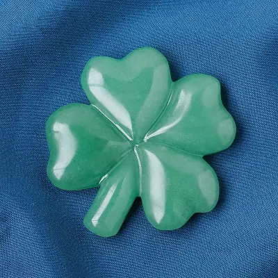 Obsidian Crystal Clover - Okras iz naravnega kamna Green