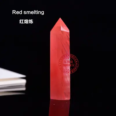 Kristalna palica - Naravni zdravilni kamen Red S