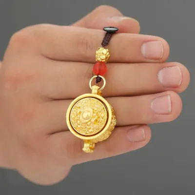 Srečen obesek za ključe  Kitajski horoskop Lonec bogastva in amulet Pixiu   Model 1