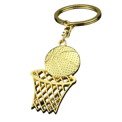 Košarkarski obesek za ključe za NBA navdušence Gold