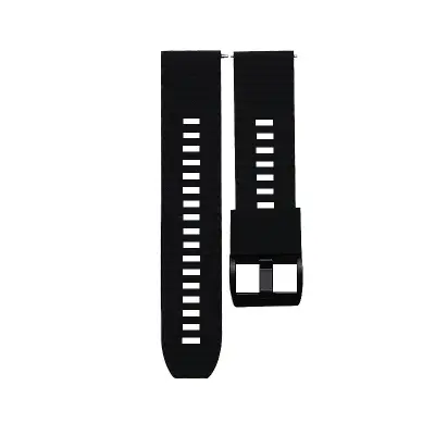 Silikonski pašček za uro Samsung Gear S4 Sport Black 22 mm