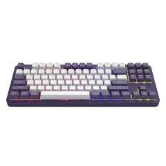 DARK PROJECT ALU87A Violet/White - Mehanska igralna tipkovnica (ENG) [ANSI]