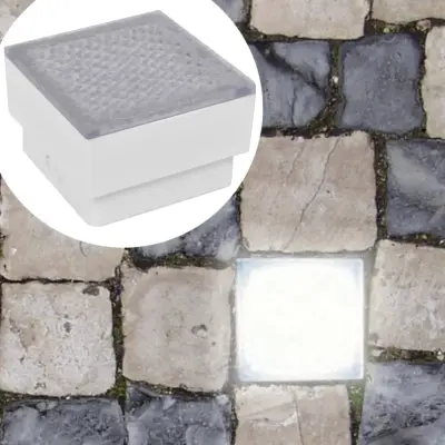 The Living Store LED talne svetilke 12 kosov 100x100x68 mm - Talna Svetilka