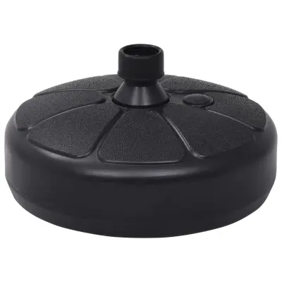The Living Store Podstavek za senčnik pesek / voda 15 L črn - Podstavek Za Senčnik