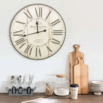 The Living Store Starinska stenska ura London 60 cm - Stenska Ura