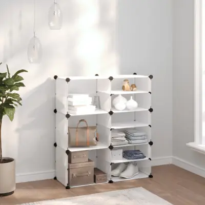 The Living Store Stojalo za čevlje prozorno 84x31,5x93 cm PP - Stojalo Za Čevlje