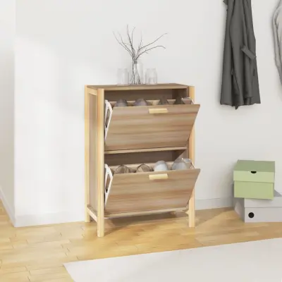 The Living Store Omarica za čevlje 57,5x33x80 cm inženirski les - Omarica Za Čevlje