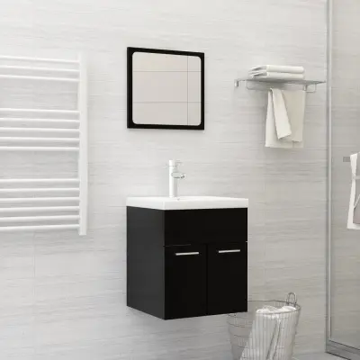 The Living Store Vgradni umivalnik s pipo 42x39x18 cm kerami?en bel - Umivalnik
