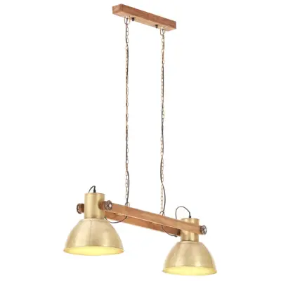 The Living Store Industrijska viseča svetilka 25 W medeninasta 109 cm E27 - Viseča Svetilka