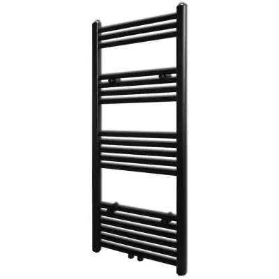 Kopalniški cevni radiator za centralno ogrevanje raven 500x1160 mm črn - Cevni Radiator