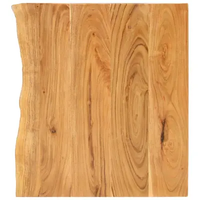The Living Store Površina za kopalniško toaletno mizo trdna akacija 80x52x2,5cm - Površina Za Toaletno Mizo