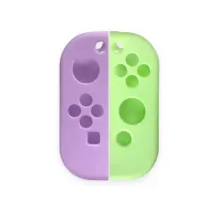 Silikonska zaščitna torbica za Switch Joycon Green+Purple