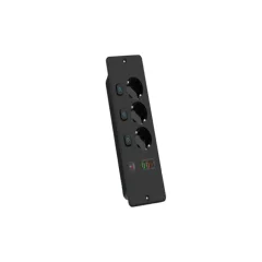 BKL-E68 Vgrajena vtičnica - evropski standard Black