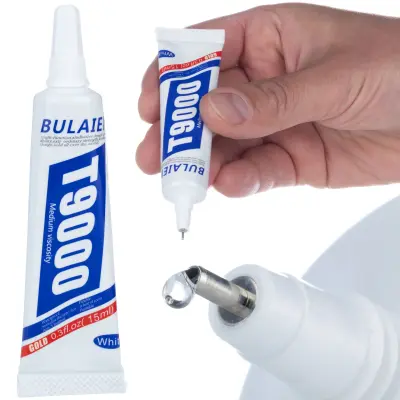 Rosfix T-9000 Lepilo – Prozorni Akrilni Lepilni Gel 15 ml | 65–85A, 3–6 min Sušenje, Brez Vonja