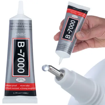 Rosfix Lepilo B-7000 – Univerzalno Prozorno Lepilo za Elektroniko in Gospodinjstvo | 110 ml, 65–80A, 3 min sušenje