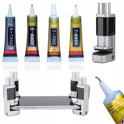 ROSFIX LCD DISPLAY VICE + 4X VEČNAMENSKO LEPILO ROSFIX T-8000 15ML+ROSFIX LEPILO T-7000 15ML+ROSFIX LEPILO B-7000 15ML+LEPILO E-8000 15ML