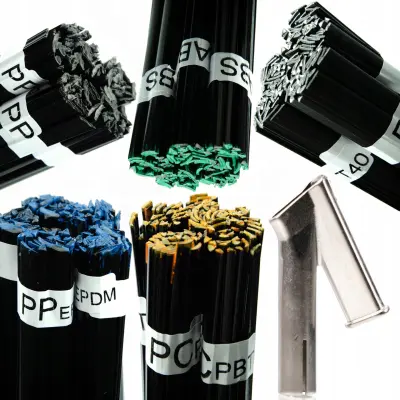 ROSFIX ŠOBA ZA VARJENJE PLASTIČNIH ČEVLJEV Y8X9 (IZHOD 8 MM, POLNILO DO 9 MM) + POLNILO ABS PP EPDM PC+PBT PPT40