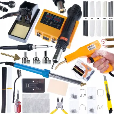 ROSFIX ORANGE HUSKY OH660 KOMPLET SPAJKALNE POSTAJE + ROSFIX BLUE LARK 80W BL80W SPAJKALNIK + PRIBOR + PROWELDER KIT MINI + SPENJAČ + 200 SPONK