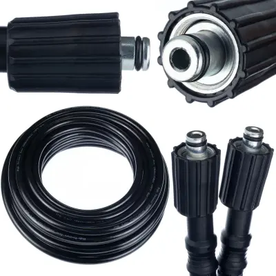 Rosfix Nadomestni Del za Visokotlačni Čistilnik Kärcher – Cev 10 m M22-M22, 14 mm, 200 Bar, 60 °C, PVC